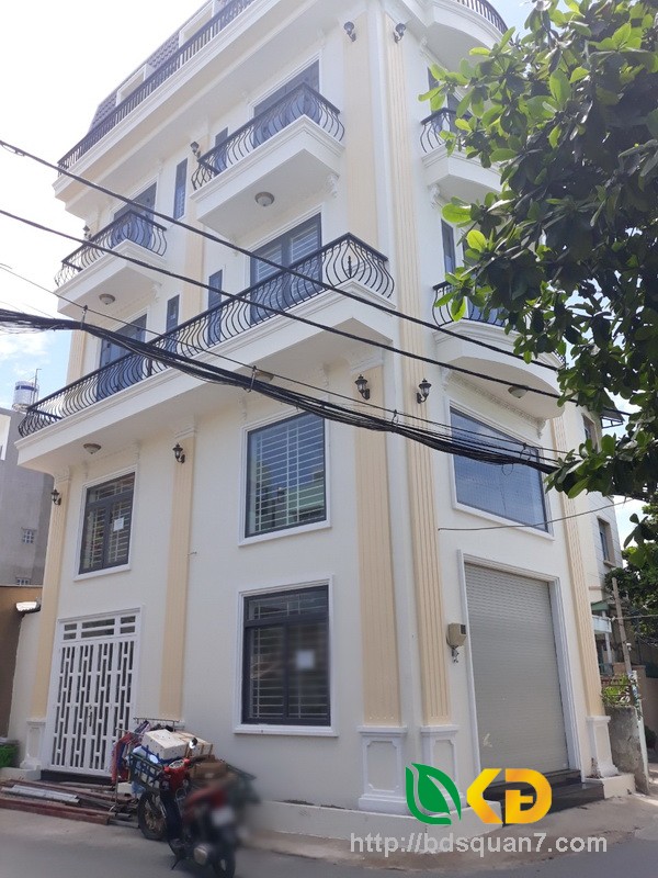 Cho thuê nhà 3 lầu sân thượng mặt tiền Đường số 1 KDC Nam Long quận 7.